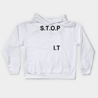 S.T.O.P I.T (BTS) Kids Hoodie